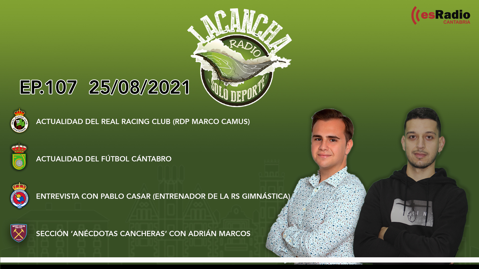 La Cancha – Programa 107 (25/08/2021)