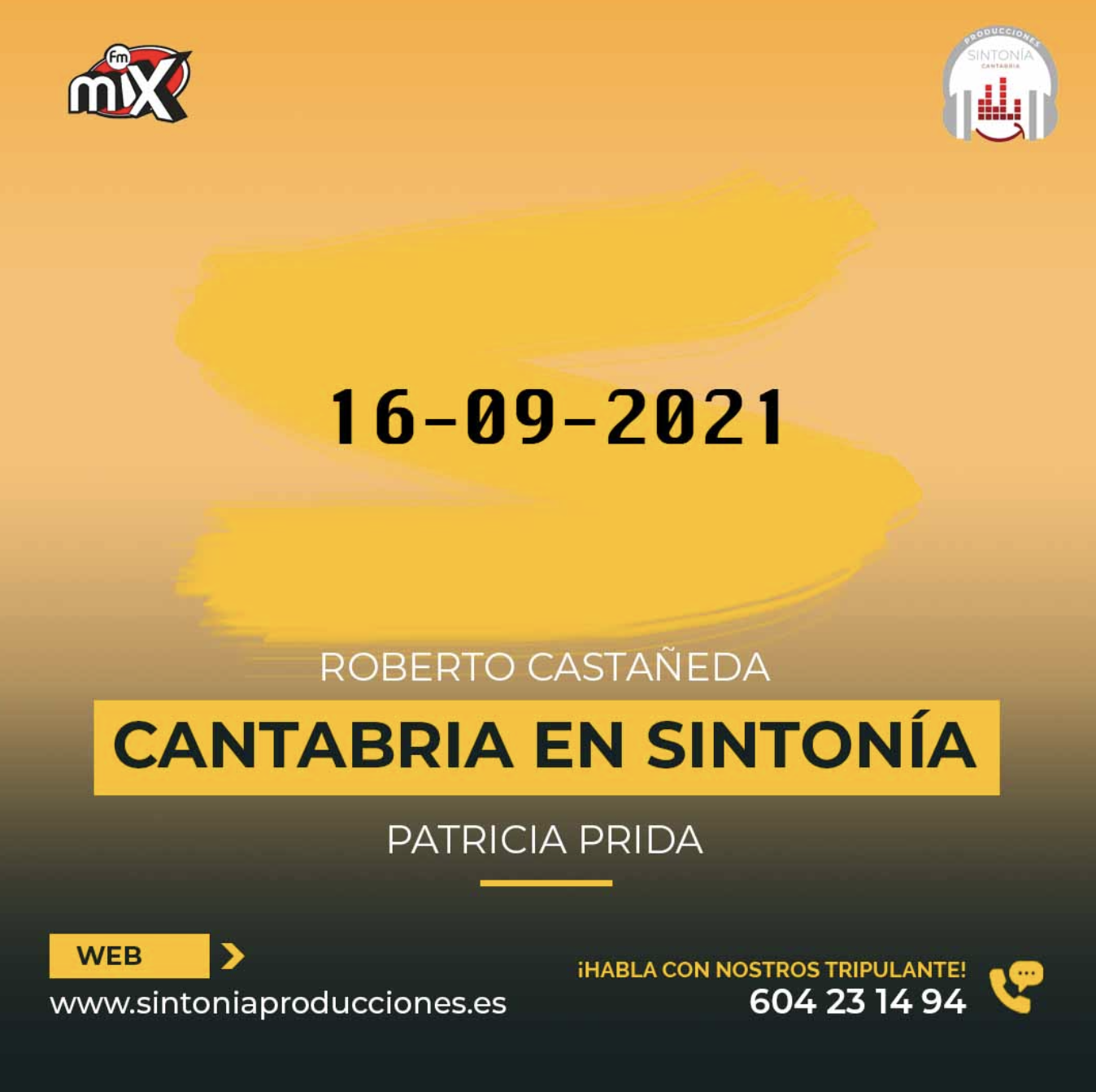 Cantabria en Sintonía en MixFm 16-09-2021