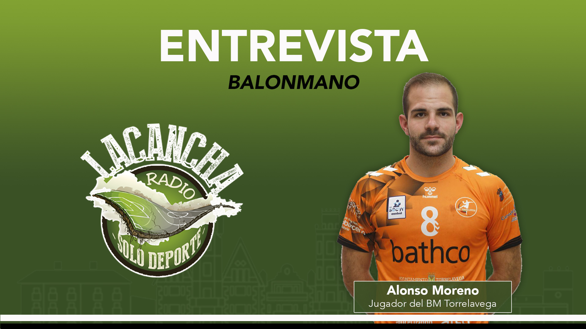 Entrevista con Alonso Moreno, jugador del Bathco Balonmano Torrelavega (25/02/2022)