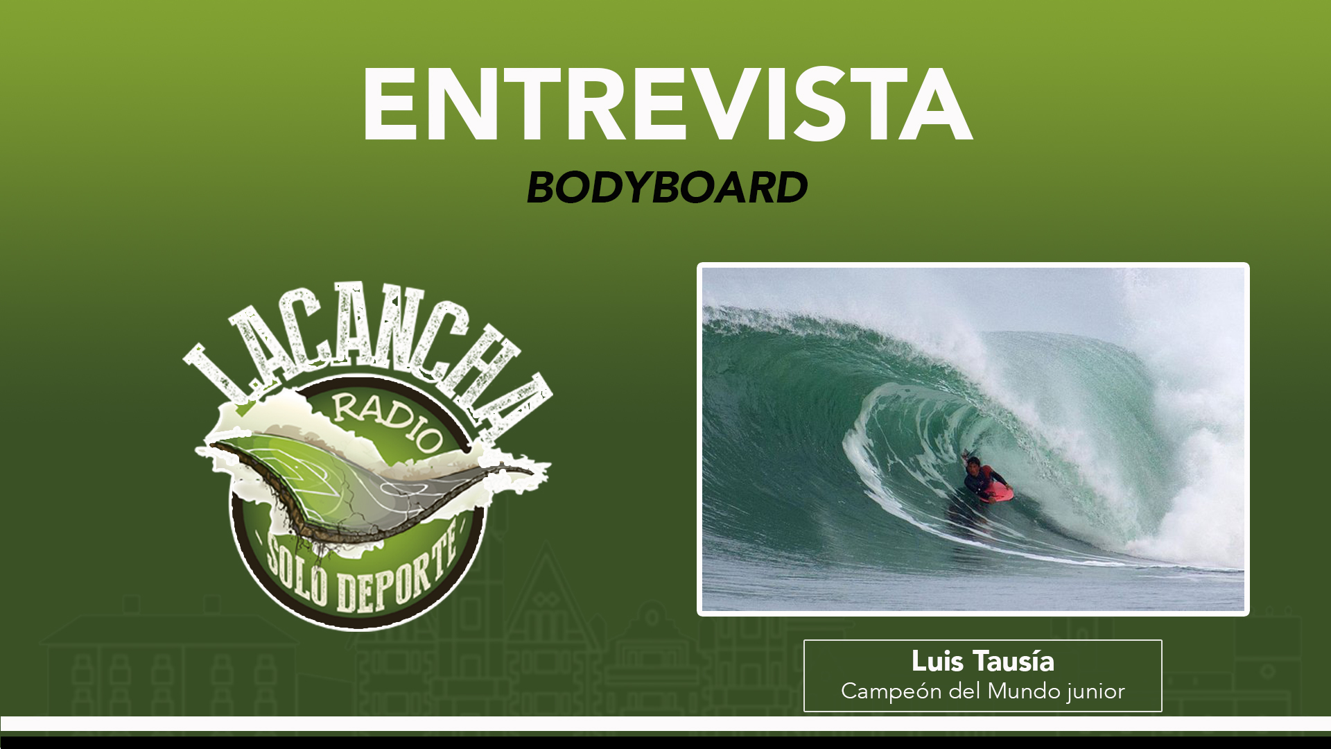 Entrevista con Luis Tausía, Campeón de Europa Junior de bodyboard (03/11/2021)