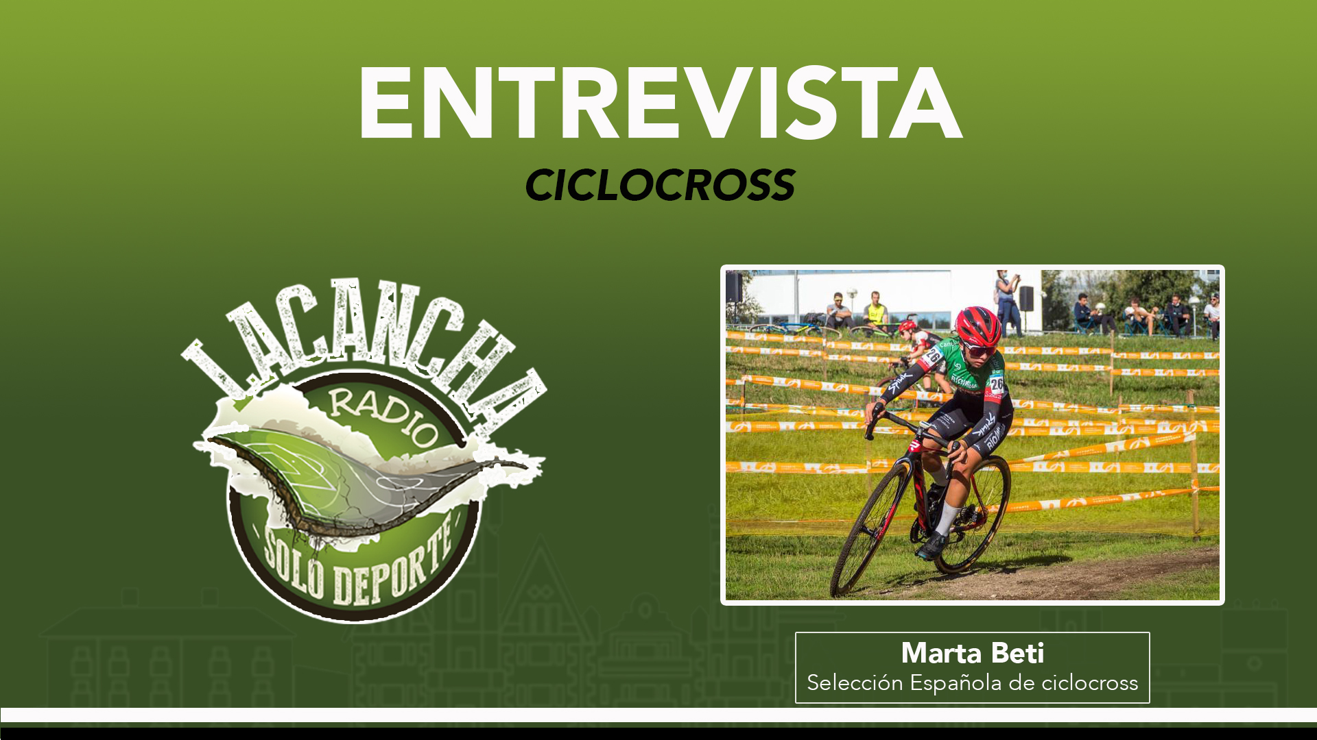 Entrevista con Marta Beti, ciclista del Río Miera-Meruelo que ha participado en el Europeo de ciclocross (10/11/2021)