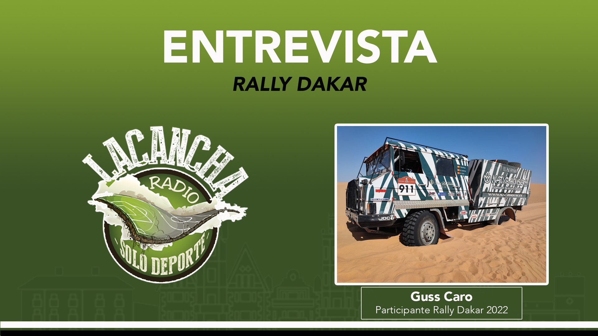 Entrevista con Guss Caro, cántabro en el Rally Dakar 2022