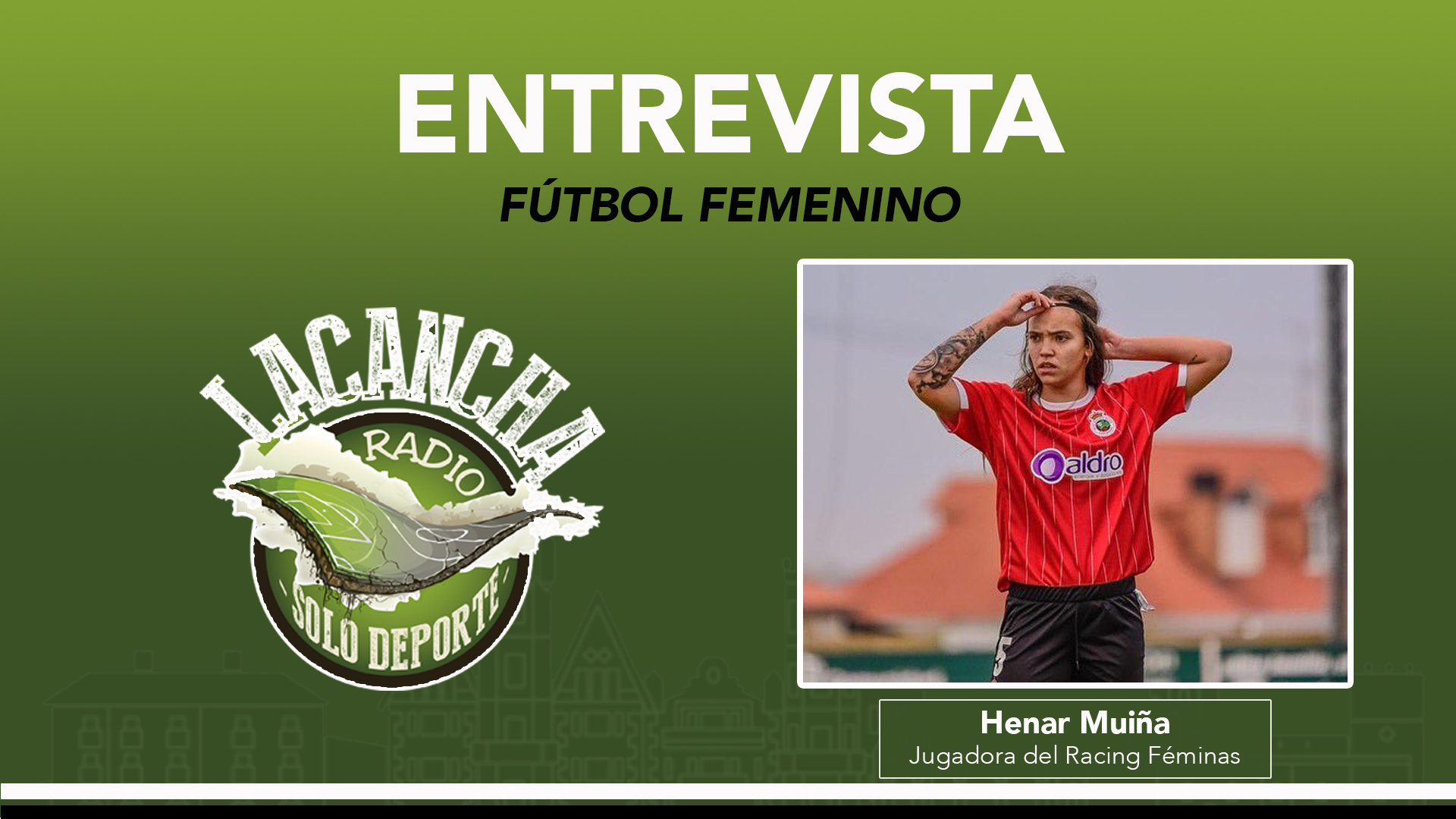 Entrevista con Henar Muiña, jugadora del Racing Féminas (08/03/2022)