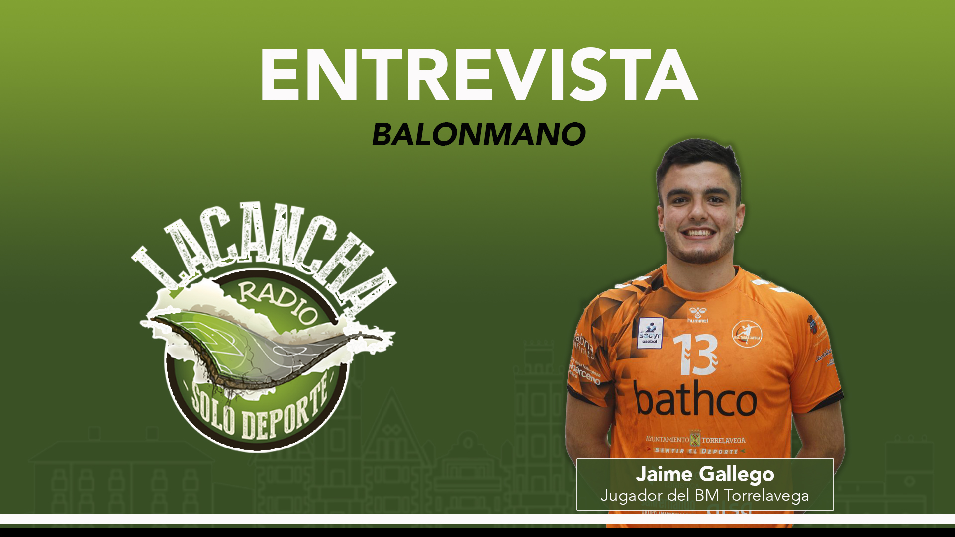 Entrevista con Jaime Gallego, jugador del Bathco Balonmano Torrelavega (01/03/2022)