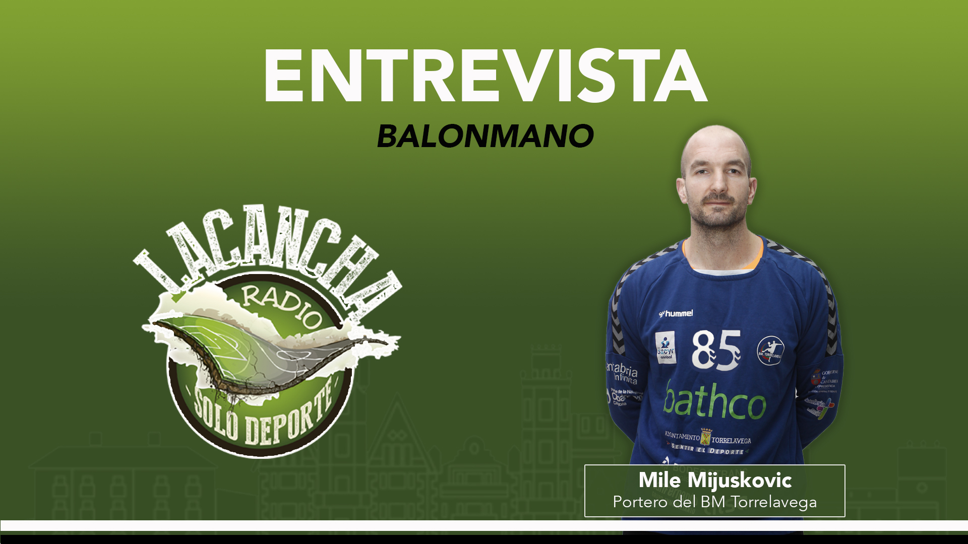 Entrevista con con Mile Mijuskovic, nuevo portero del Bathco BM Torrelavega (23/03/2022)