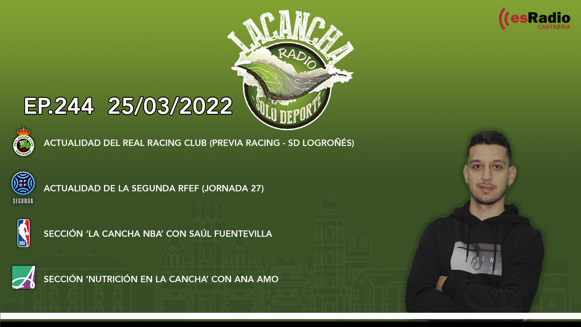 La Cancha Ep. 244 (25/03/2022)