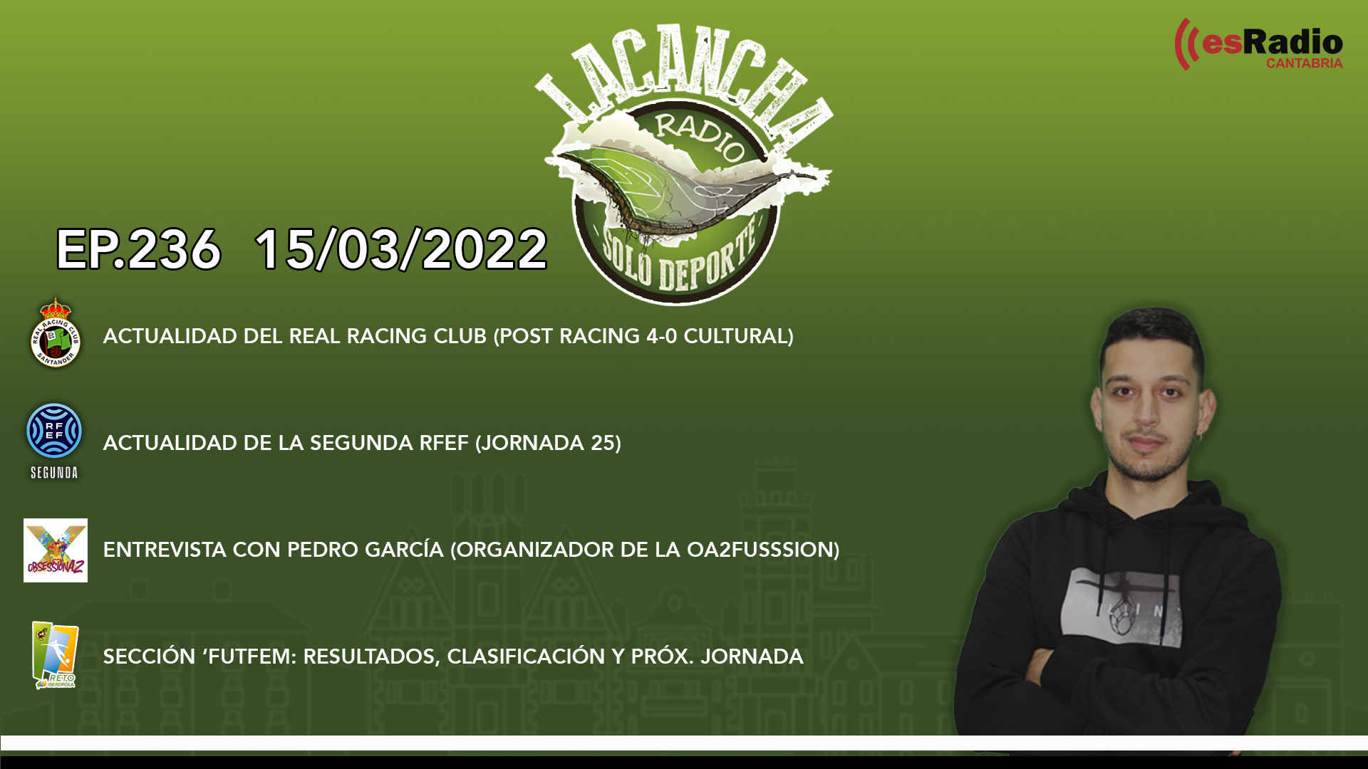 La Cancha Ep. 236 (15/03/2022)