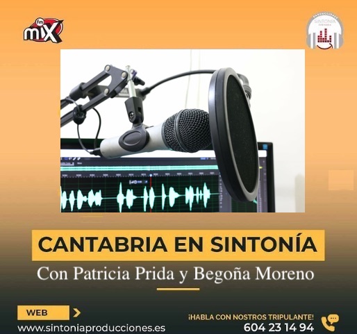 Cantabria en Sintonía en Mix FM. Miércoles 20-04-2022