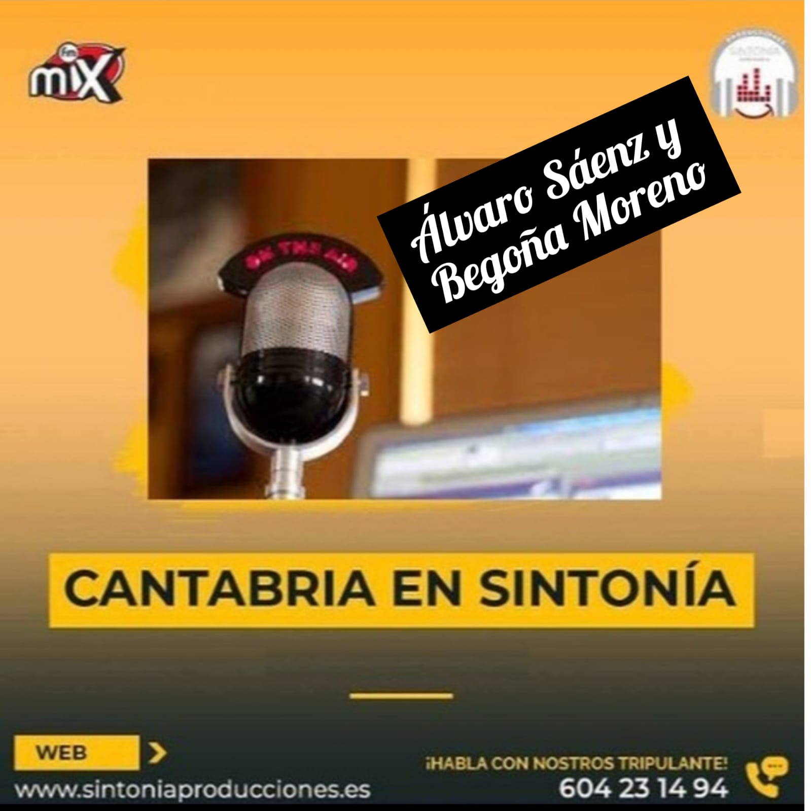 Cantabria en Sintonía en Mix FM. Viernes 08-04-2022