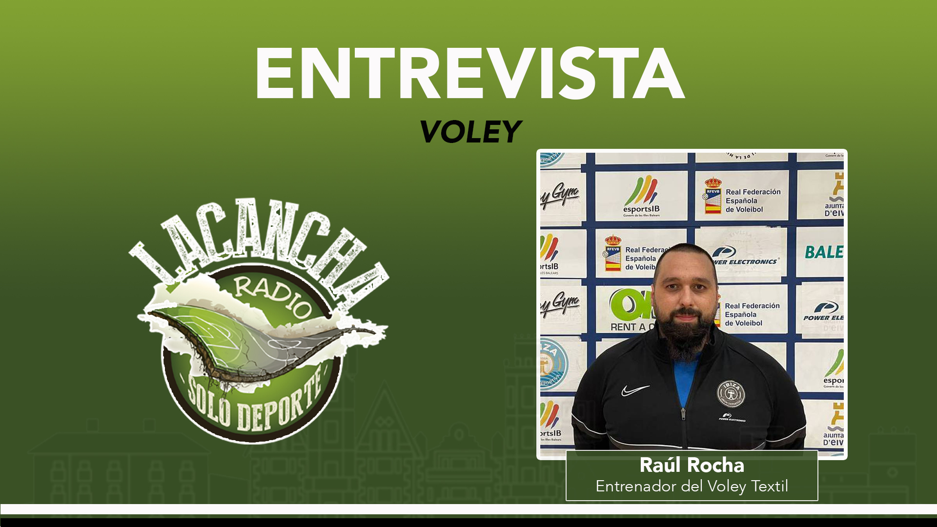 Entrevista con Raúl Rocha, entrenador del Voley Textil (04/10/2022)