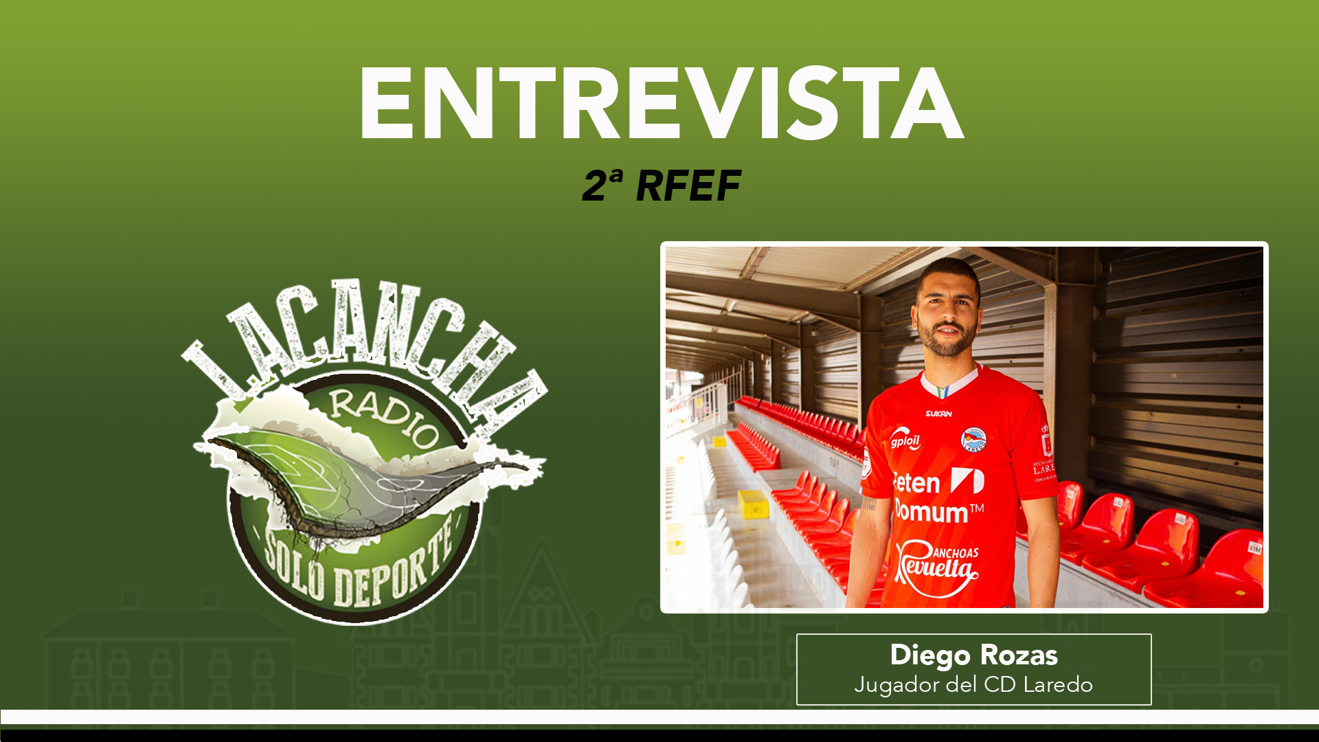 Entrevista con Diego Rozas, jugador del CD Laredo (13/10/2022)
