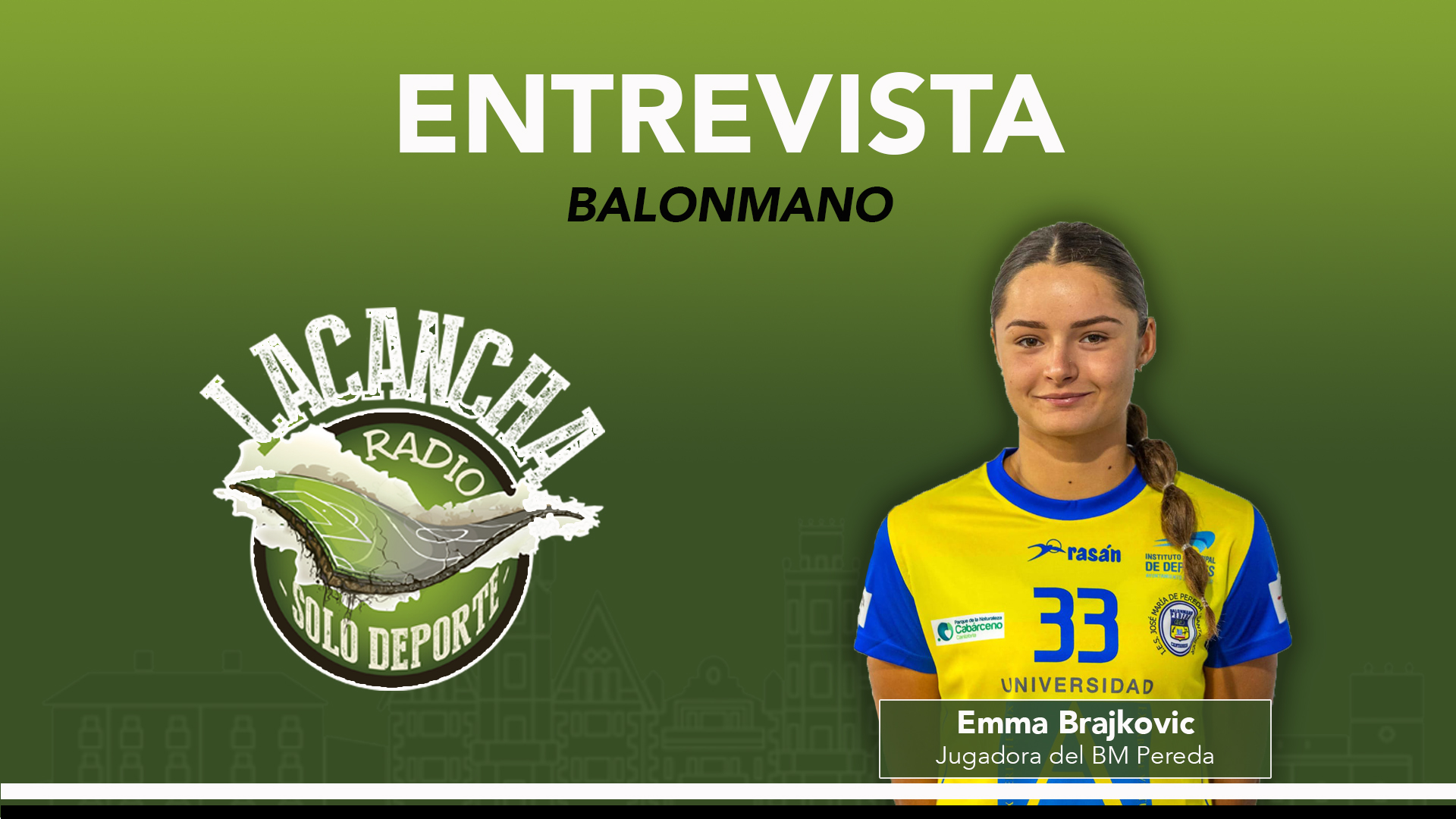 Entrevista con Emma Brajkovic, jugadora del Uneatlántico Pereda (19/08/2022)