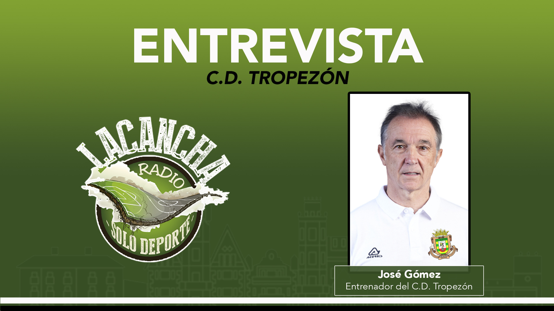 Entrevista con José Gómez, entrenador del CD Tropezón (18/08/2022)