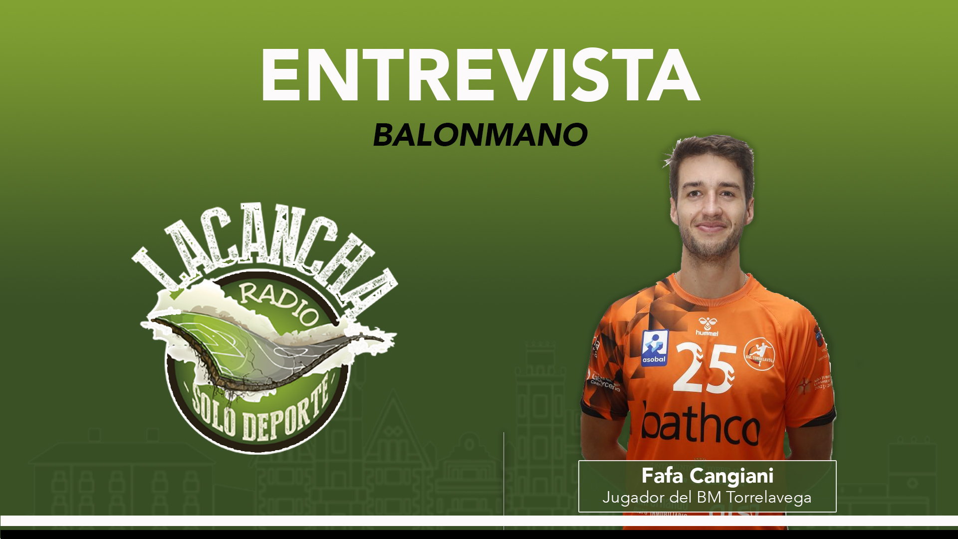 Entrevista con Facundo Cangiani, jugador del Bathco BM Torrelavega (21/04/2023)