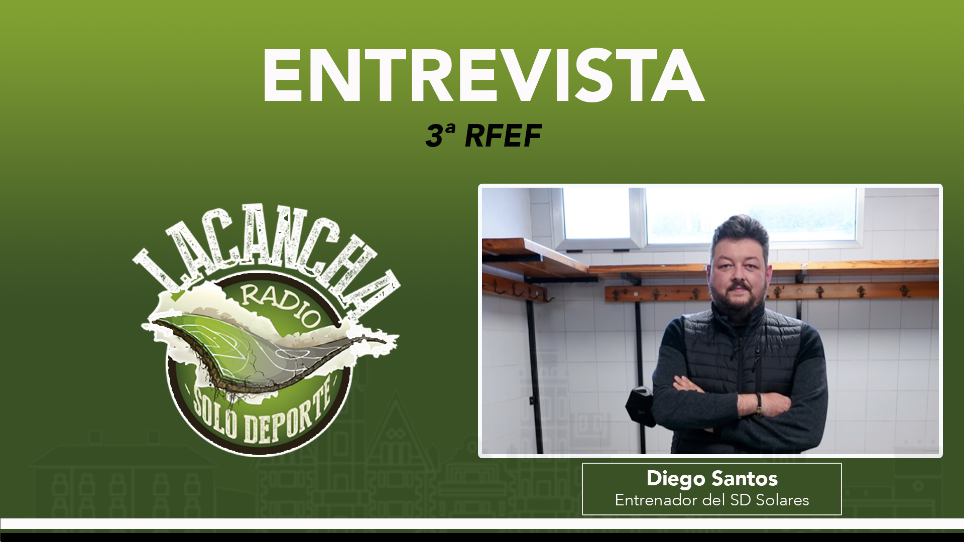 Entrevista con Diego Santos, entrenador del SD Solares Medio Cudeyo (24/04/2023)