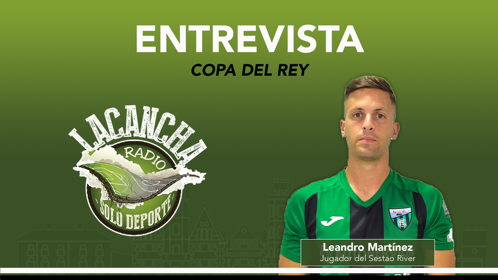Entrevista con Leandro Martínez, jugador del Sestao River (21/12/2022)