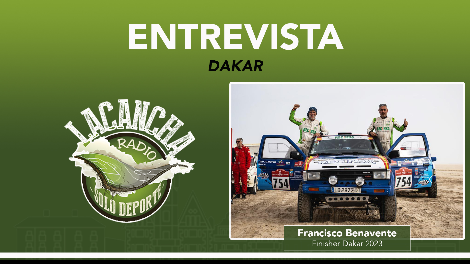 Entrevista con Francisco Benavente, finisher en el Rally Dakar 2023 (19/01/2023)