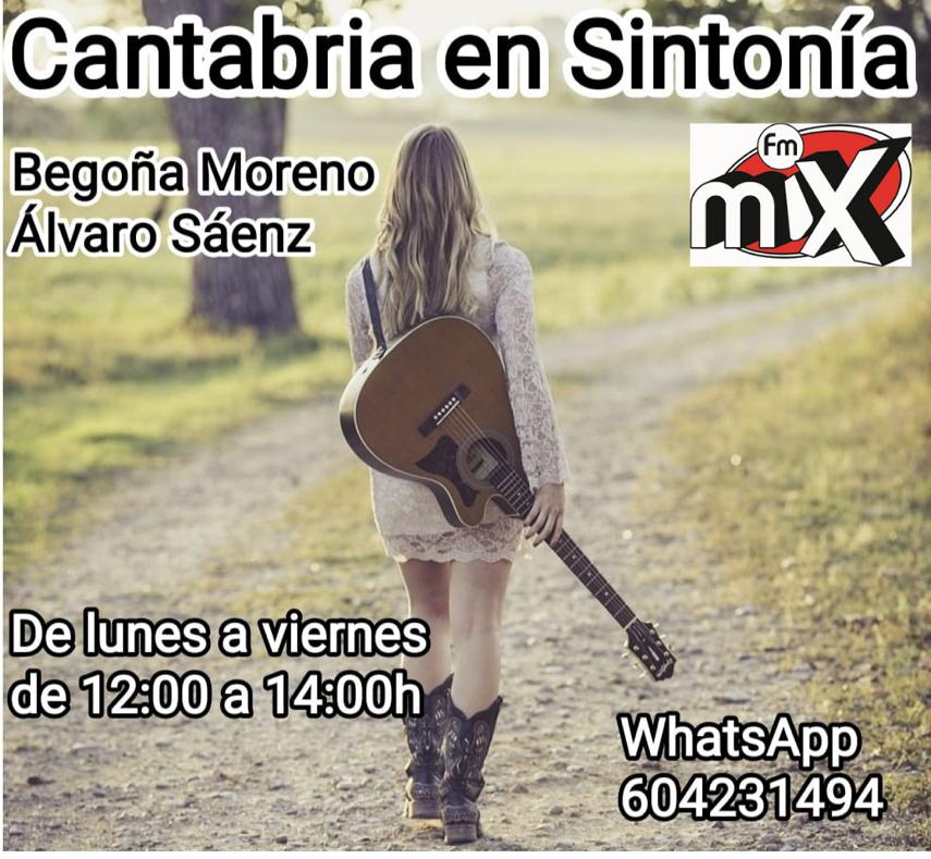 Cantabria en Sintonía en Mix FM. Lunes 20-03-2023