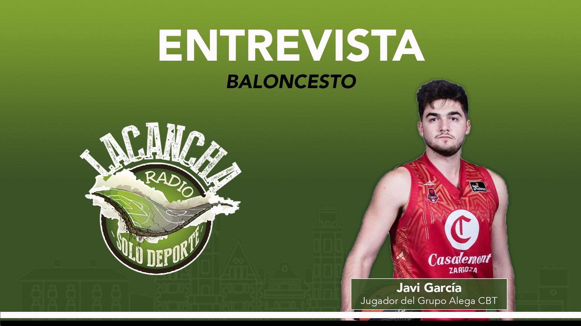 Entrevista con Javi García, jugador del Grupo Alega Cantabria CBT (14/02/2023)
