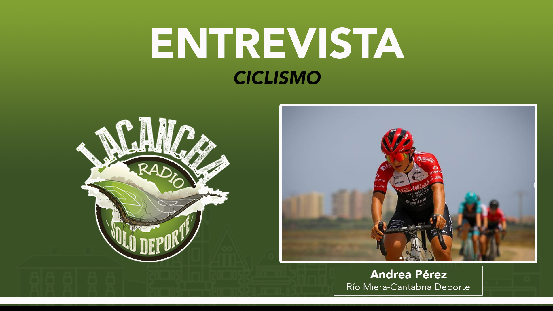 Entrevista con Andrea Pérez, ciclista del Río Miera-Cantabria Deporte (08/03/2023)
