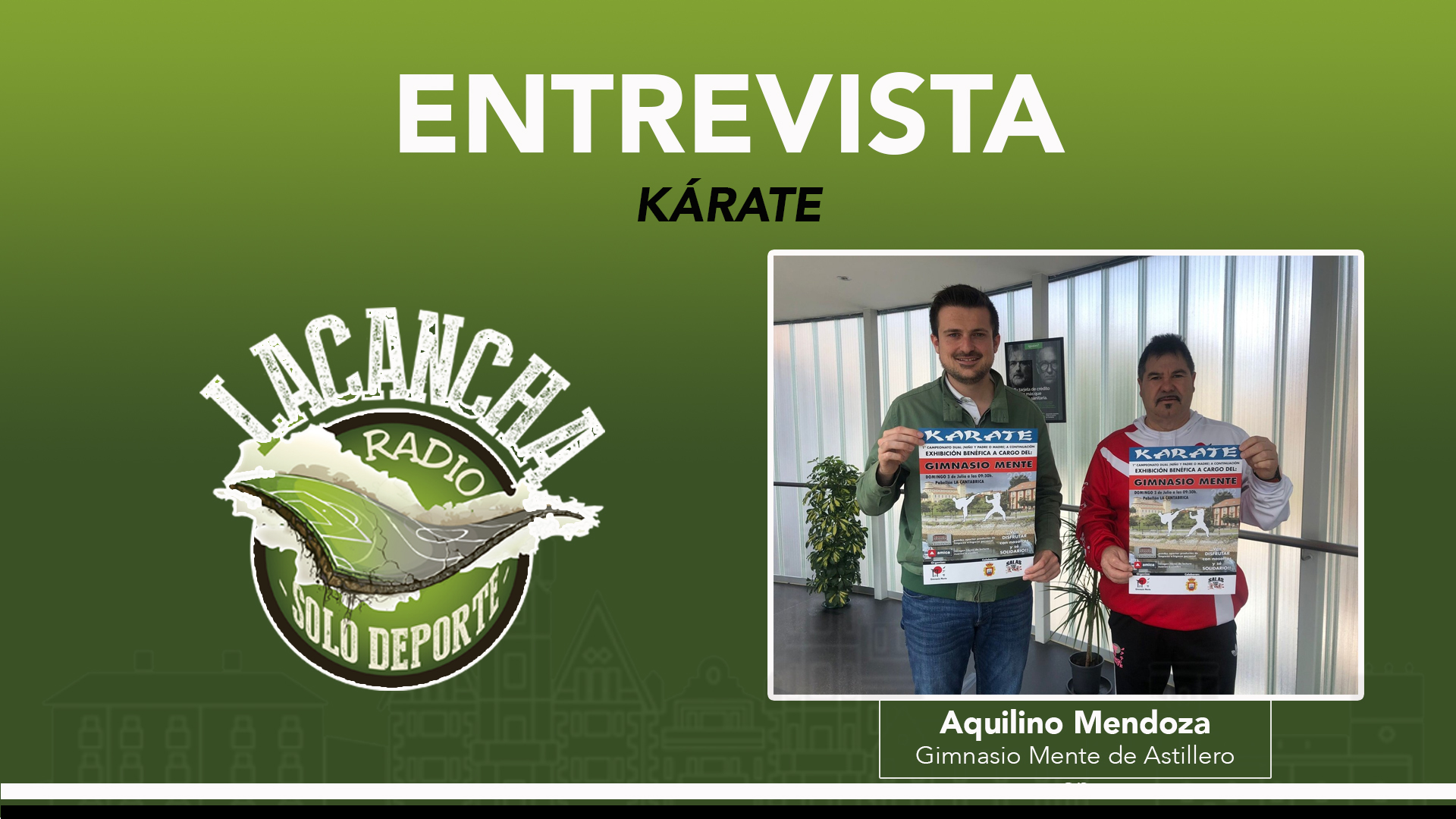 Charlamos con Aquilino Mendoza sobre el VI Torneo de Kárate Ayto. de Astillero (24/03/2023)