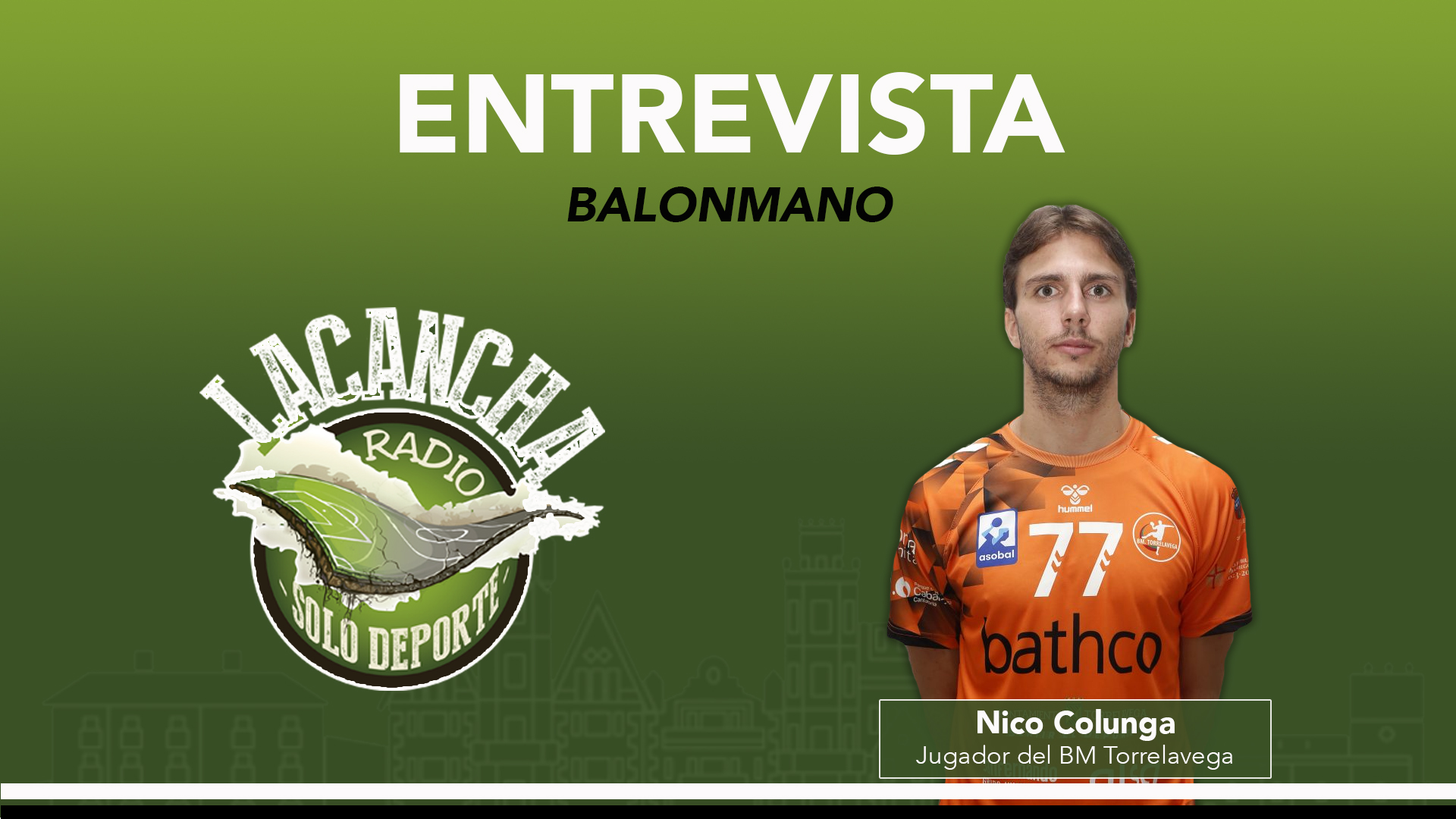 Entrevista con Nico Colunga, jugador del Bathco BM Torrelavega (15/03/2023)