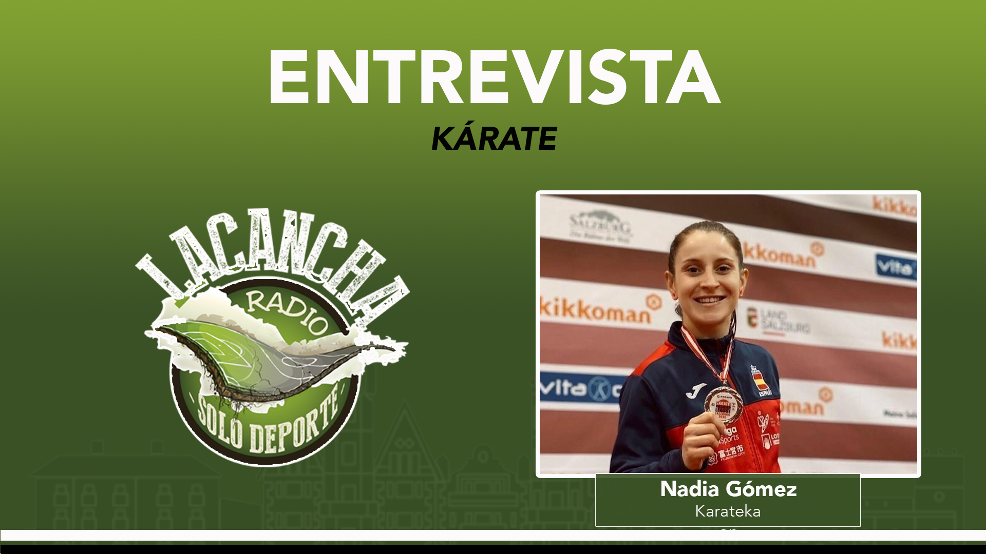 Entrevista con Nadia Gómez, medalla de bronce en el Europeo de kárate (12/04/2023)