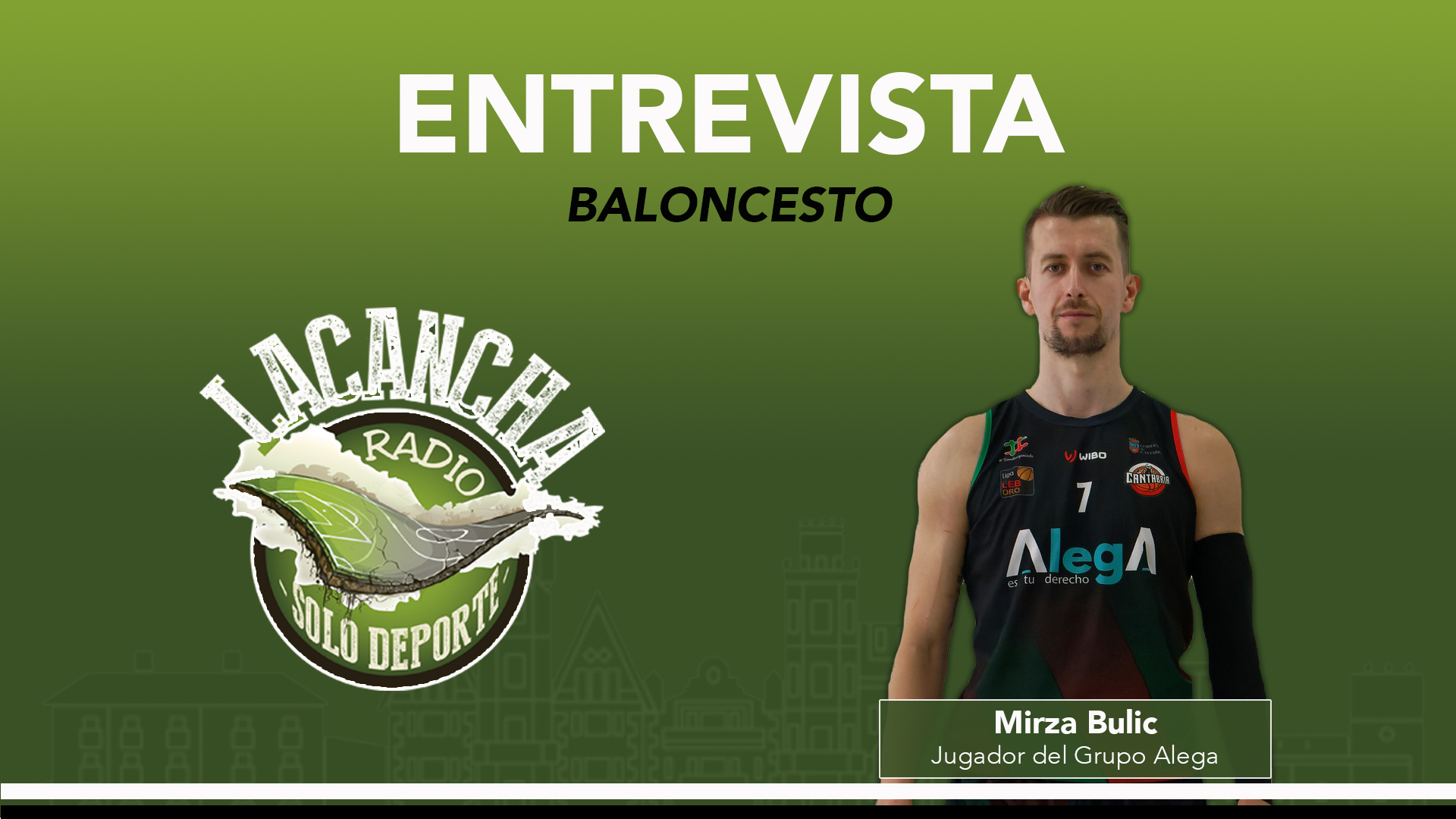 Entrevista con Mirza Bulic, jugador del Grupo Alega Cantabria (24/05/2023)