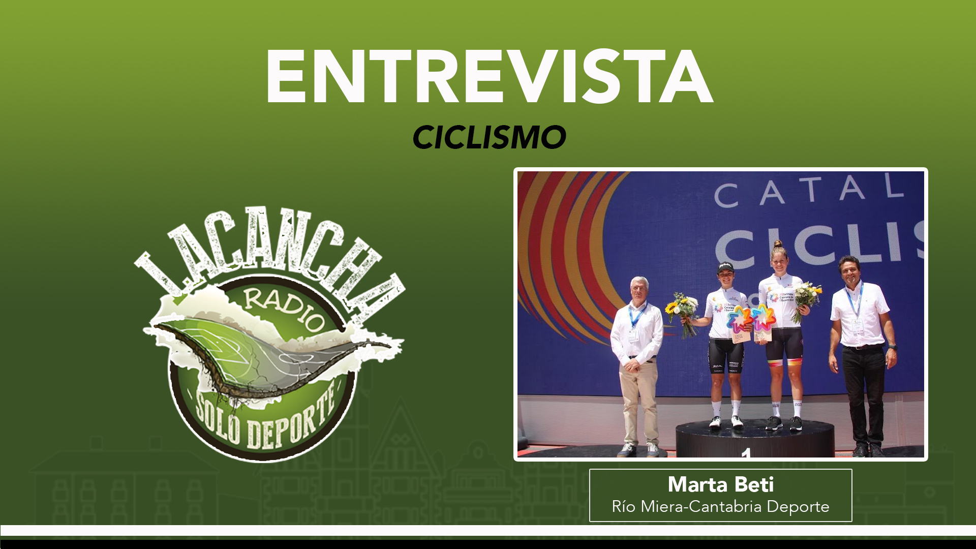 Entrevista con Marta Beti, ciclista del Río Miera-Cantabria Deporte (10/07/2023)