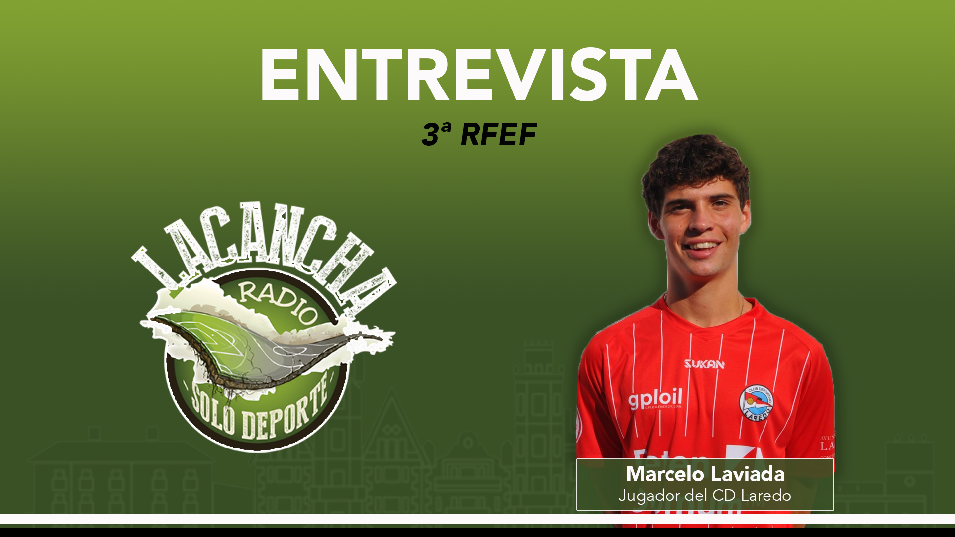 Entrevista con Marcelo Laviada, jugador del CD Laredo (14/08/2023)